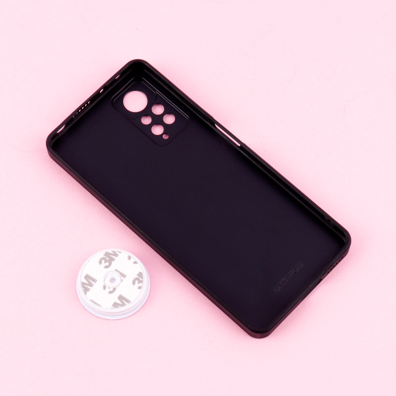 قاب فانتزی دور طلایی محافظ لنزدار + پاپ سوکت Xiaomi Redmi Note 11 Pro