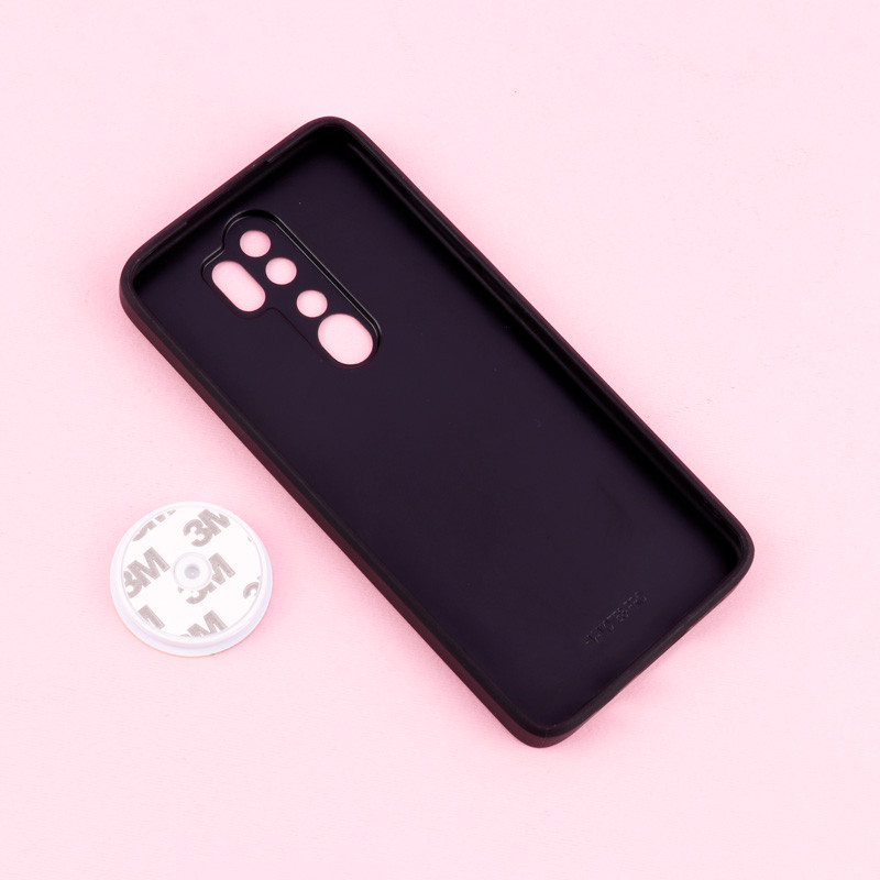 قاب فانتزی دور طلایی محافظ لنزدار + پاپ سوکت Xiaomi Redmi Note 8 Pro