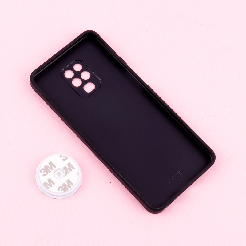 قاب فانتزی دور طلایی محافظ لنزدار + پاپ سوکت Xiaomi Redmi Note 9s