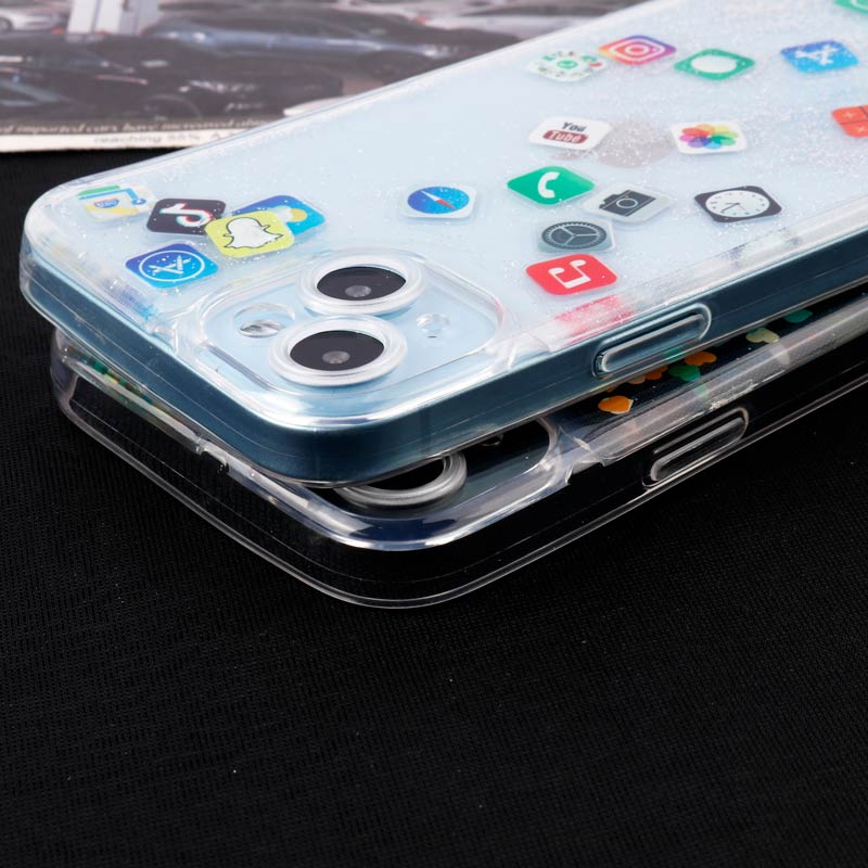 قاب آکواریومی شفاف iPhone 14 Plus