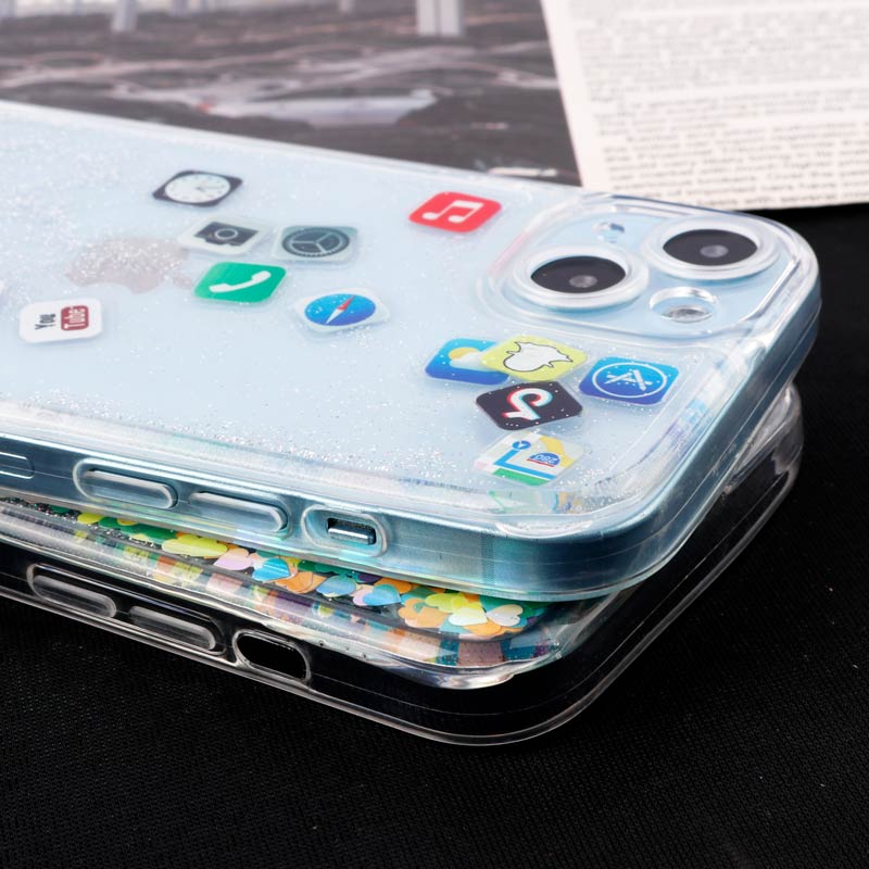 قاب آکواریومی شفاف iPhone 14 Plus