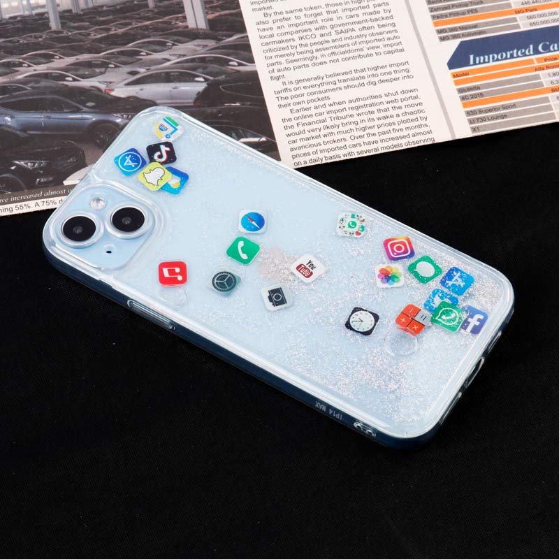 قاب آکواریومی شفاف iPhone 14 Plus