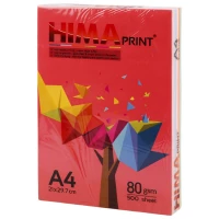 کاغذ A4 رنگی هیما پرینت 80 گرم بسته 500 عددی