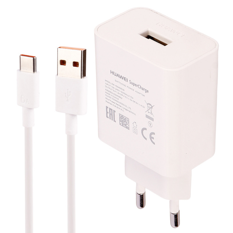 شارژر دیواری فست شارژ Huawei AP81 5A PD 22.5W + کابل تایپ سی