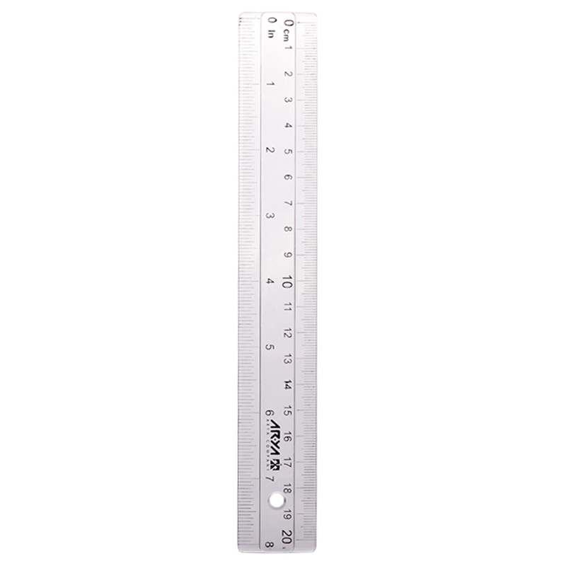 خط کش پلاستیکی آریا Arya 8030 20cm