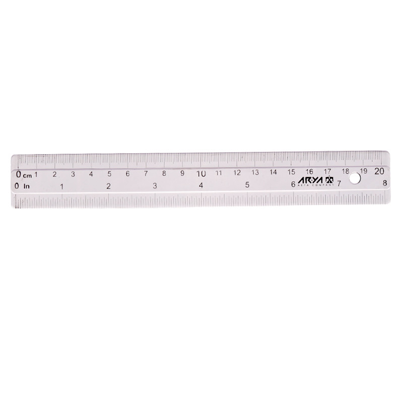 خط کش پلاستیکی آریا Arya 8030 20cm