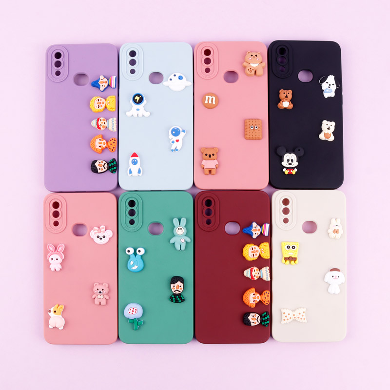 قاب عروسکی برجسته Pro Camera محافظ لنزدار + آویز Samsung Galaxy A10s