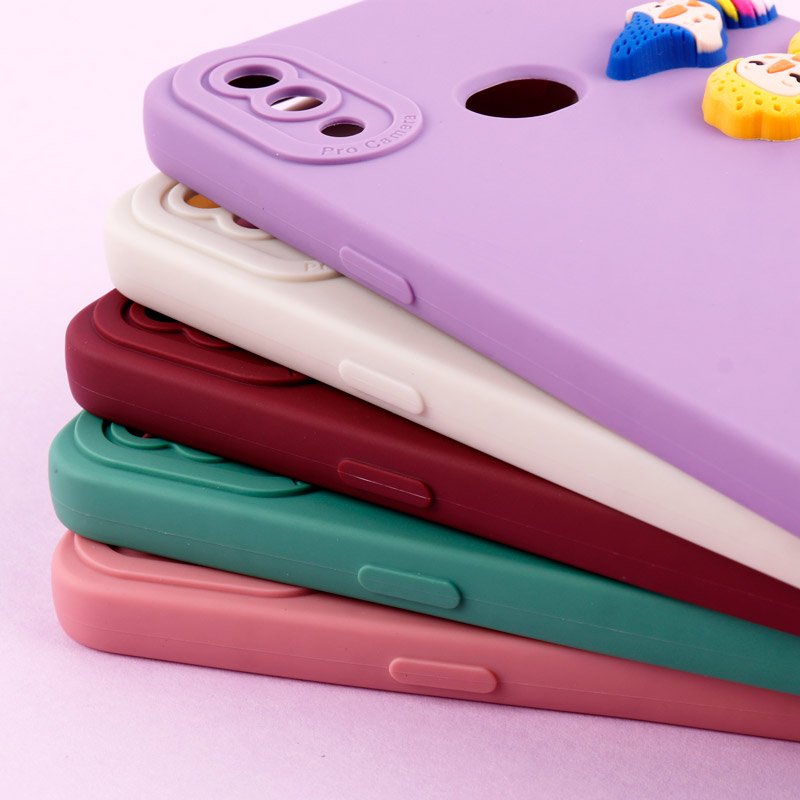 قاب عروسکی برجسته Pro Camera محافظ لنزدار + آویز Samsung Galaxy A10s