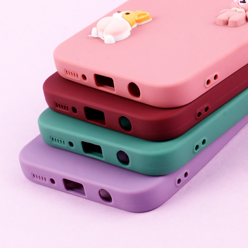قاب عروسکی برجسته Pro Camera محافظ لنزدار + آویز Samsung Galaxy A30s / A50s