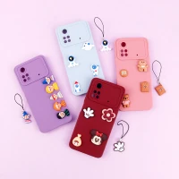 قاب عروسکی برجسته Pro Camera محافظ لنزدار + آویز Xiaomi Poco M4 Pro