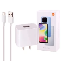 شارژر دیواری Xiaomi Redmi 10A 2A 10W + کابل تایپ سی و جعبه گوشی