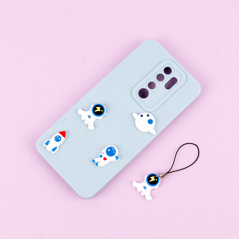 قاب عروسکی برجسته Pro Camera محافظ لنزدار + آویز Xiaomi Redmi Note 8 Pro