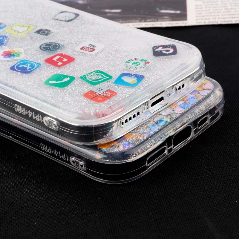 قاب آکواریومی شفاف iPhone 14 Pro