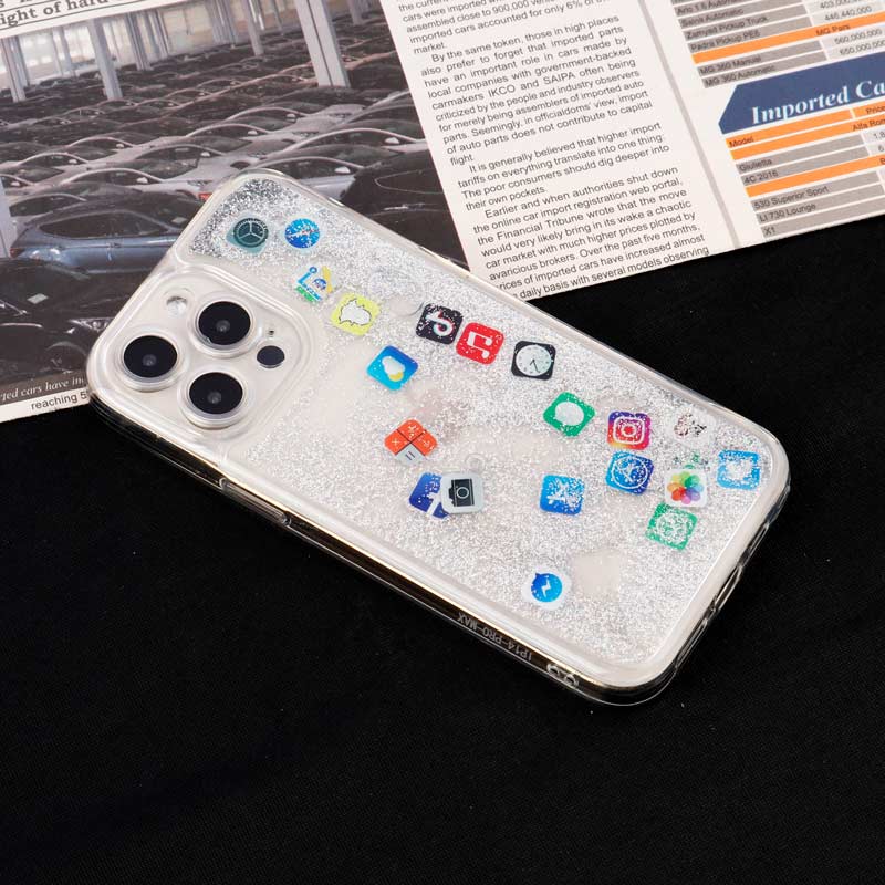 قاب آکواریومی شفاف iPhone 14 Pro Max