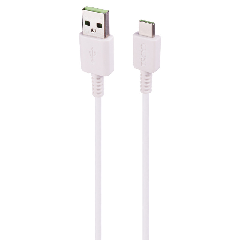 شارژر فندکی فست شارژ TSCO TCG39 3A QC3.0 PD 38W + کابل تایپ سی