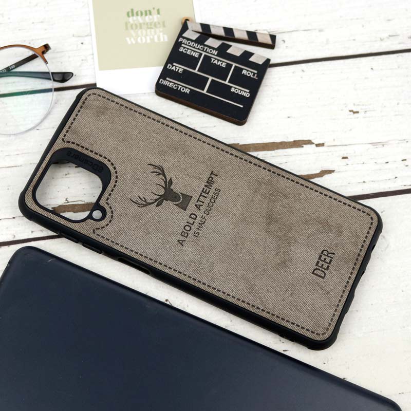 قاب چرمی طرح گوزن Samsung A12