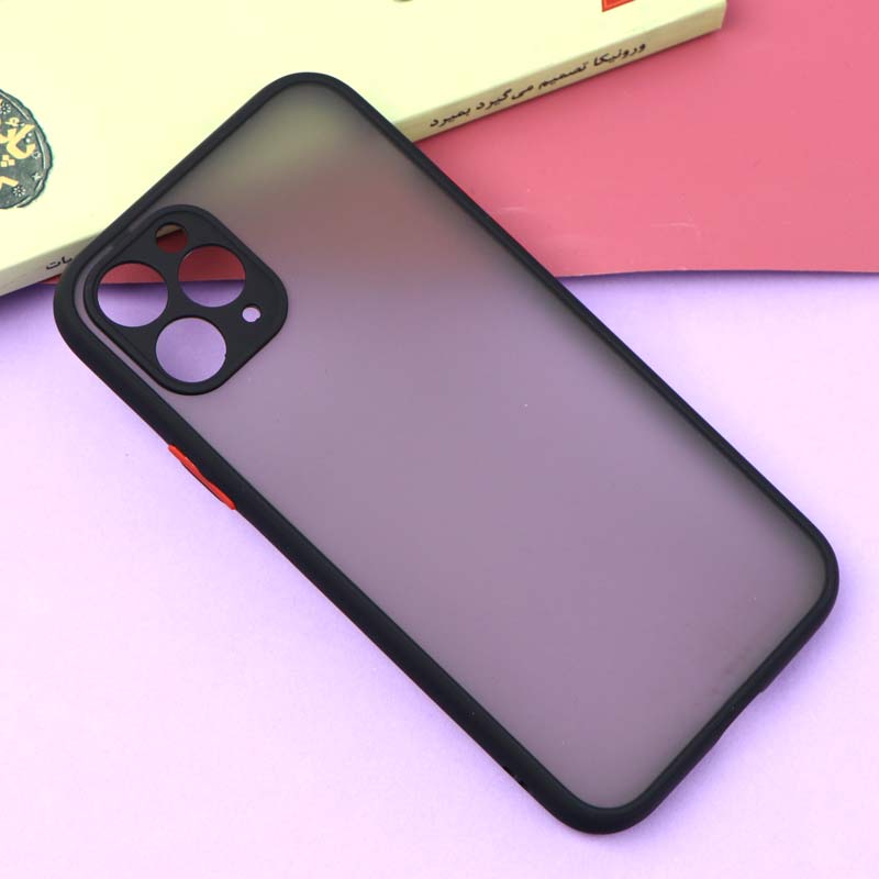 قاب PC مات محافظ لنز دار iPhone 11 Pro