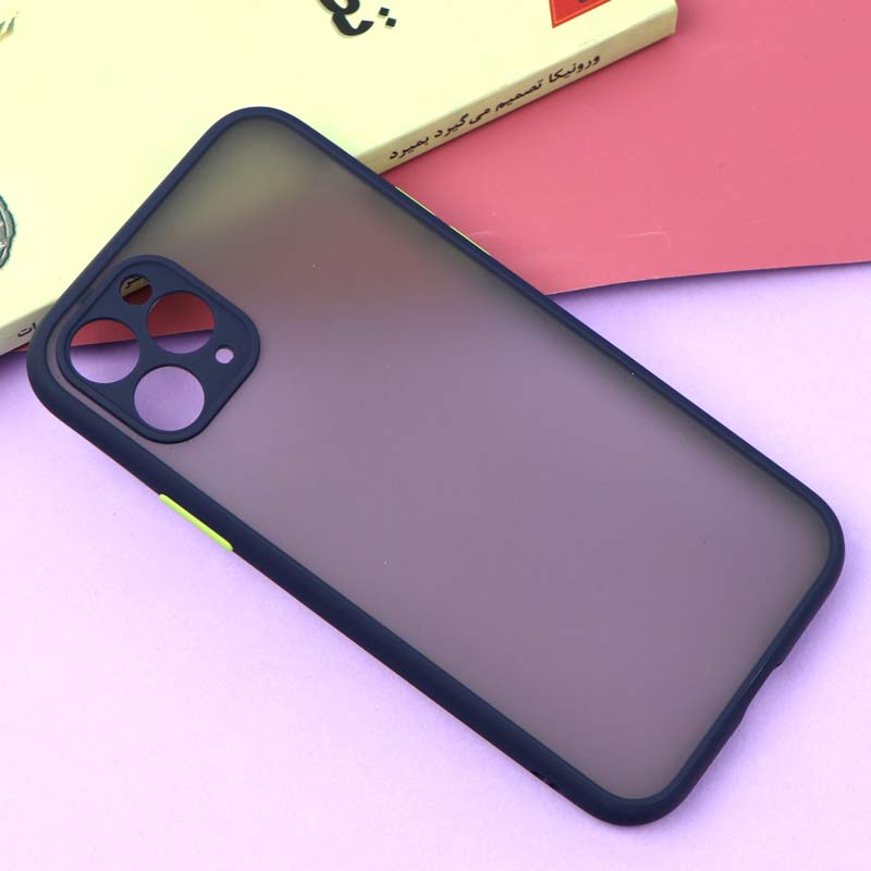 قاب PC مات محافظ لنز دار iPhone 11 Pro