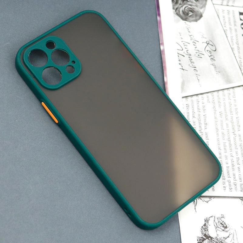 قاب PC مات محافظ لنز دار iPhone 12 Pro