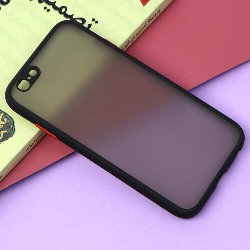 قاب PC مات محافظ لنز دار iPhone 6/6s