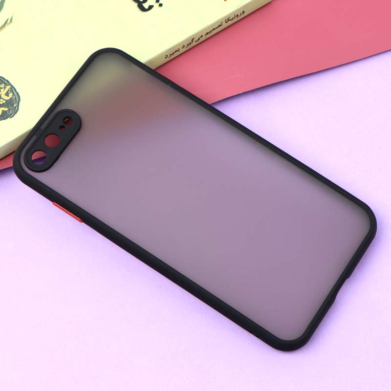 قاب PC مات محافظ لنز دار iPhone 7 Plus / 8 Plus