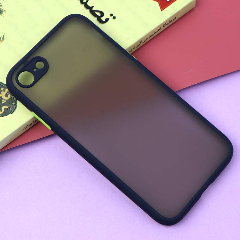 قاب PC مات محافظ لنز دار iPhone 7/8