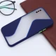 قاب PC آیفون iPhone X / XS طرح S پشت مات محافظ لنزدار