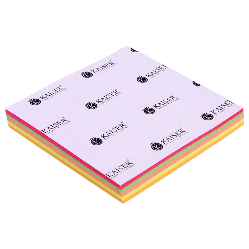 کاغذ یادداشت چسب دار Kaiser SK380 7.5*7.5cm بسته 100 برگی