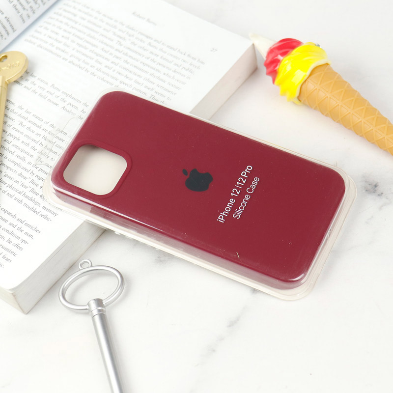 قاب سیلیکونی اصلی زیربسته آیفون iPhone 12 / 12 Pro