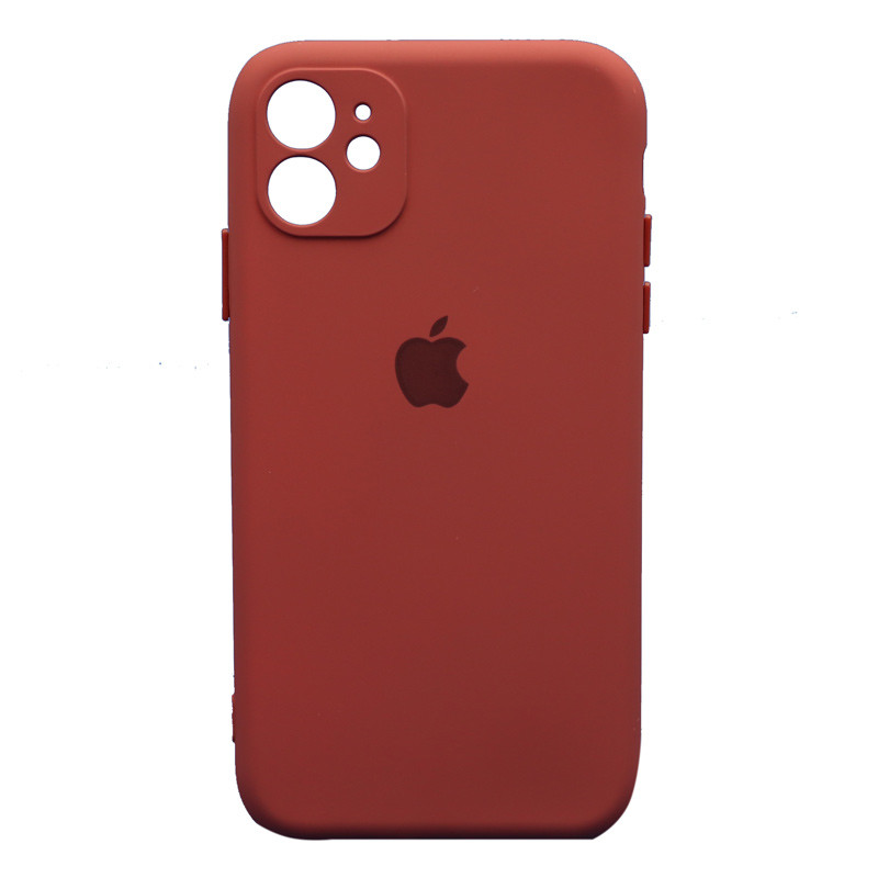 قاب طرح سیلیکونی محافظ لنزدار iPhone 11