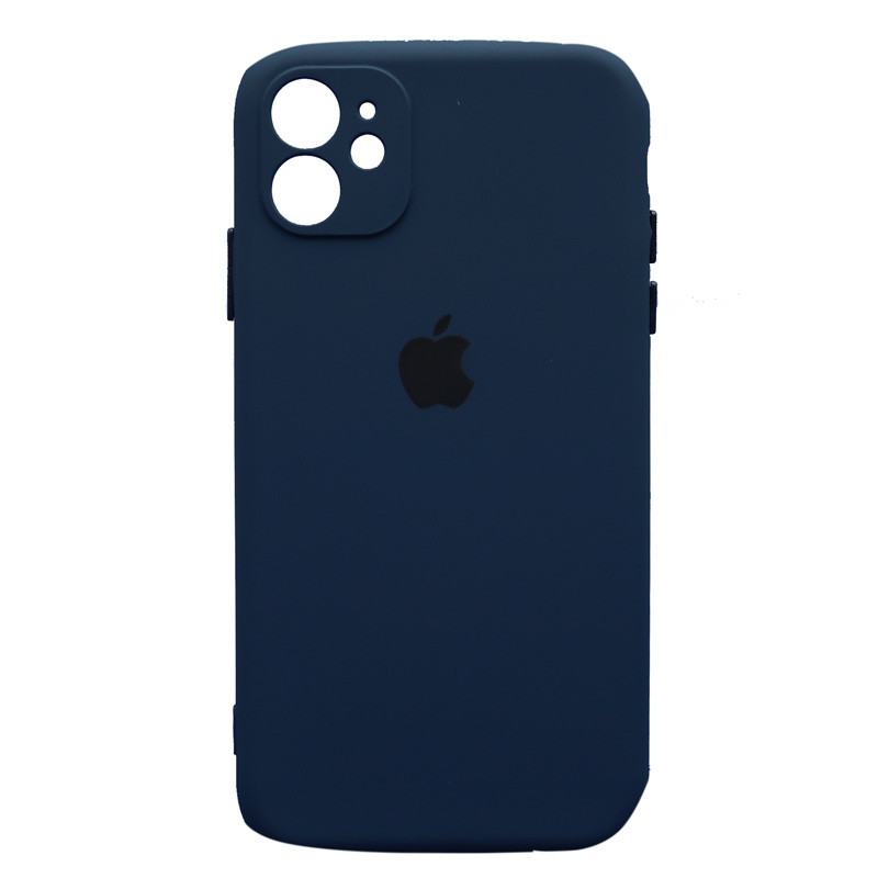 قاب طرح سیلیکونی محافظ لنزدار iPhone 11