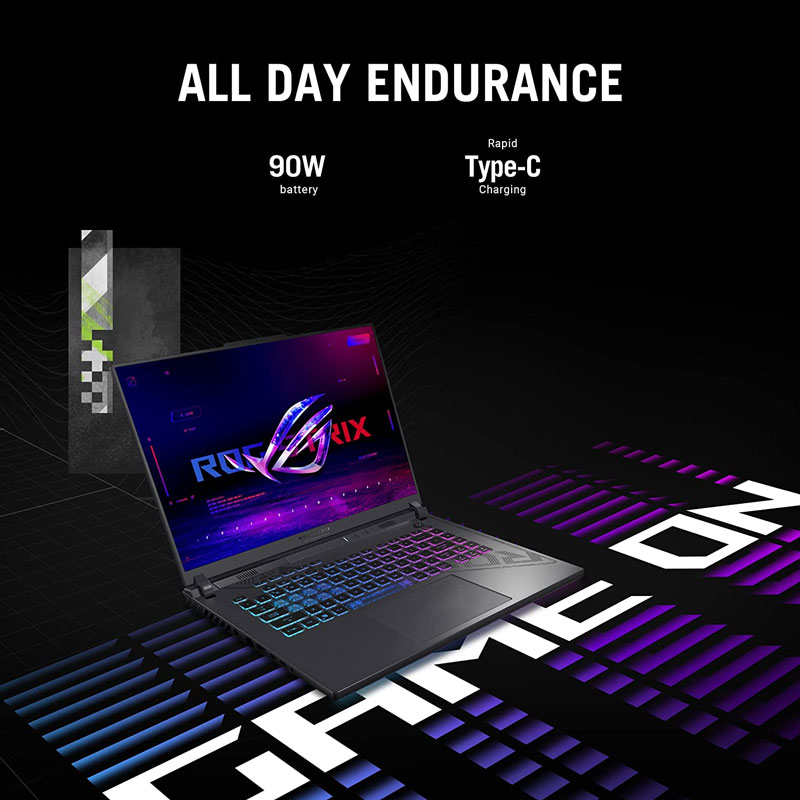 لپ تاپ گیمینگ ایسوس 16 اینچ ROG Strix G16 G614JV-AB Core i7 13650HX 32GB 1TB SSD RTX 4060