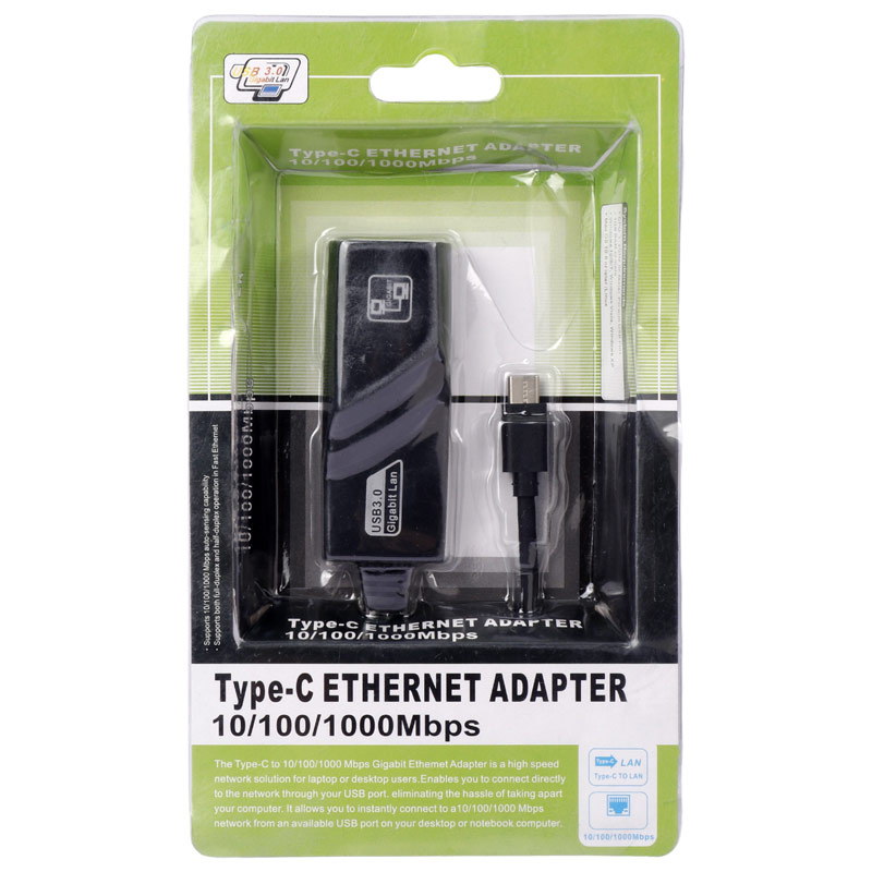 تبدیل شبکه Gigabit Type-C To LAN