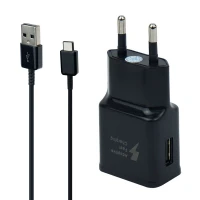شارژر دیواری فست شارژ Samsung S8 PD 15W + کابل Type-C