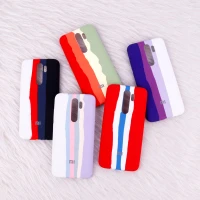 قاب سیلیکونی اورجینال رنگین کمانی Redmi Note 8 Pro