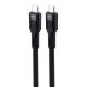 کابل تبدیل فست شارژ Yesido CA108 Type-C to Type-C 60W 1.2m