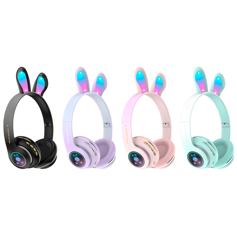 هدفون بلوتوثی رم خور PM-08 Rabbit Ear