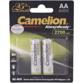 باتری دوتایی نیم قلمی شارژی Camelion AlwaysReady NI-MH HR03 2700mAh