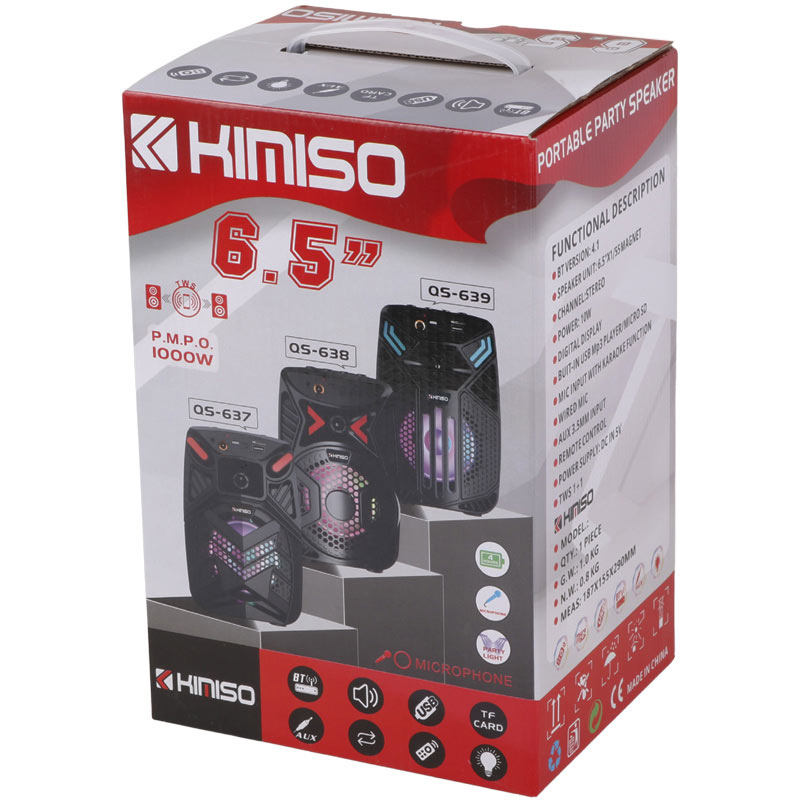 اسپیکر بلوتوثی رم و فلش خور Kimiso QS-635