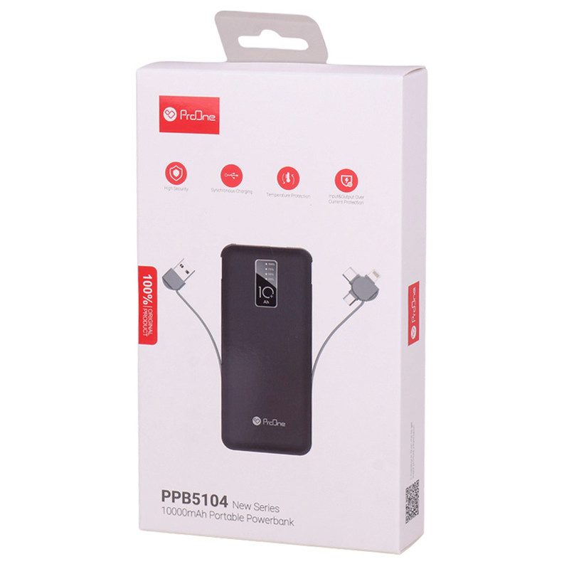 پاور بانک ۱۰۰۰۰ پرووان ProOne PPB5104 New Series 10.5W