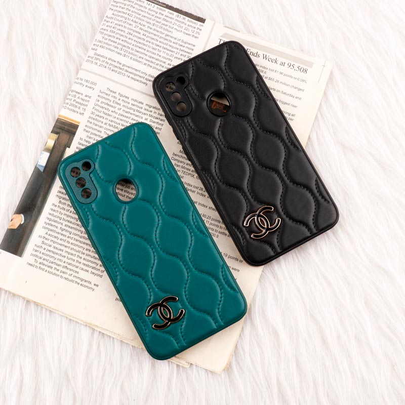 قاب پافر چرمی Chanel محافظ لنزدار Samsung Galaxy A11