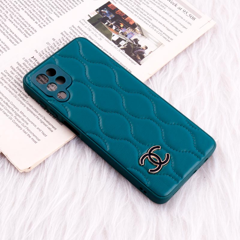 قاب پافر چرمی Chanel محافظ لنزدار Samsung Galaxy A12