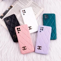 قاب پافر چرمی Chanel محافظ لنزدار Samsung Galaxy A12