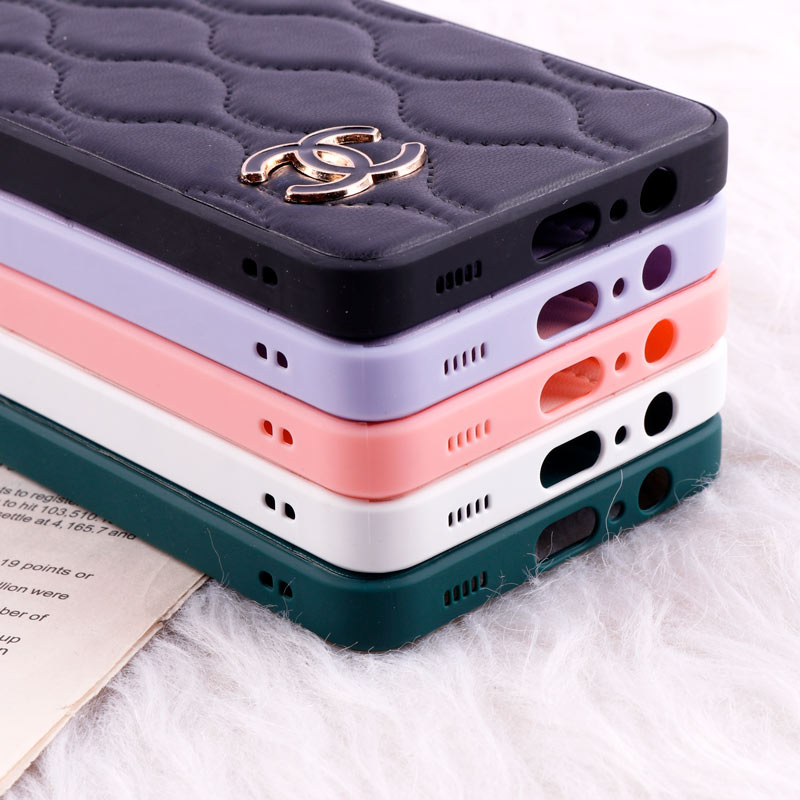 قاب پافر چرمی Chanel محافظ لنزدار Samsung Galaxy A12