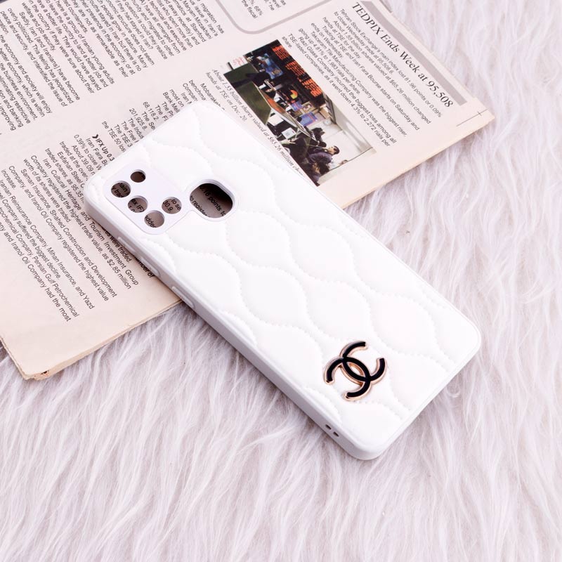 قاب پافر چرمی Chanel محافظ لنزدار Samsung Galaxy A21s
