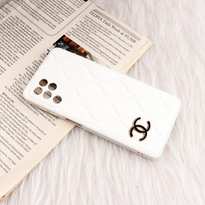 قاب پافر چرمی Chanel محافظ لنزدار Samsung Galaxy A22 4G