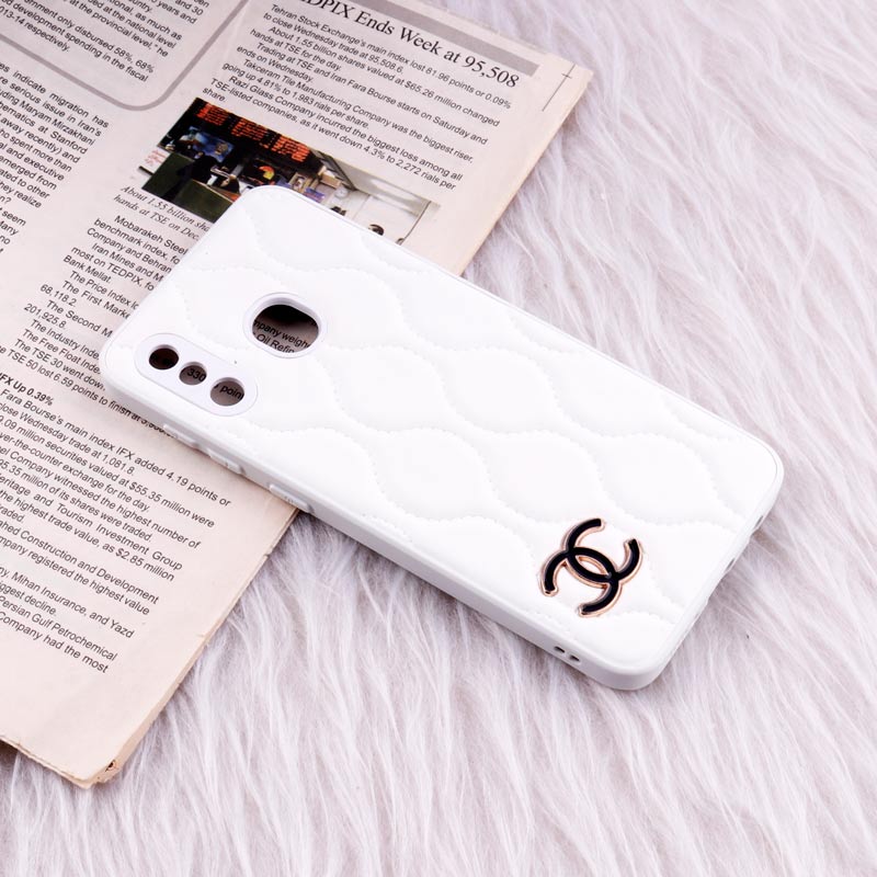 قاب پافر چرمی Chanel محافظ لنزدار Samsung Galaxy A30
