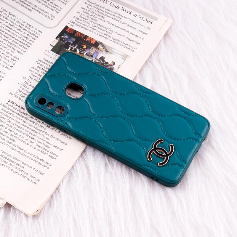قاب پافر چرمی Chanel محافظ لنزدار Samsung Galaxy A30