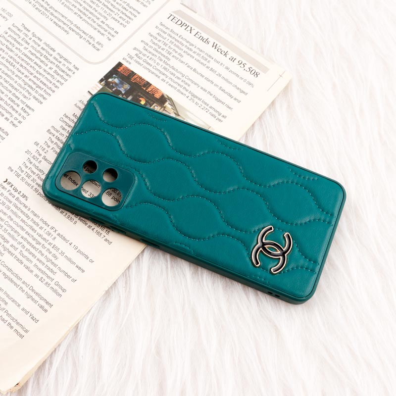 قاب پافر چرمی Chanel محافظ لنزدار Samsung Galaxy A32 4G