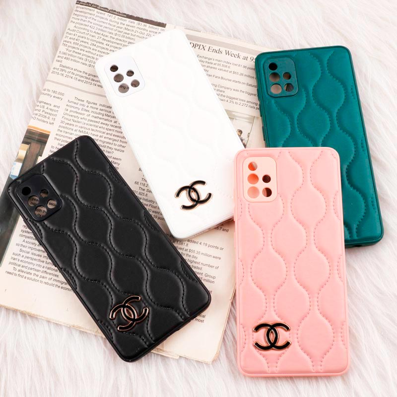 قاب پافر چرمی Chanel محافظ لنزدار Samsung Galaxy A51